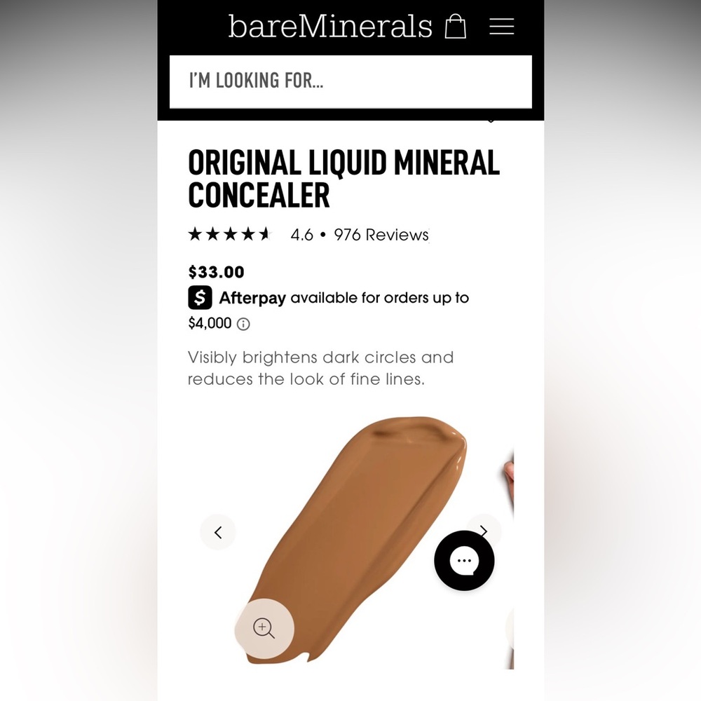 bareMinerals ORIGINAL LIQUID MINERAL CONCEALER DARK 5N - Picture 5 of 14